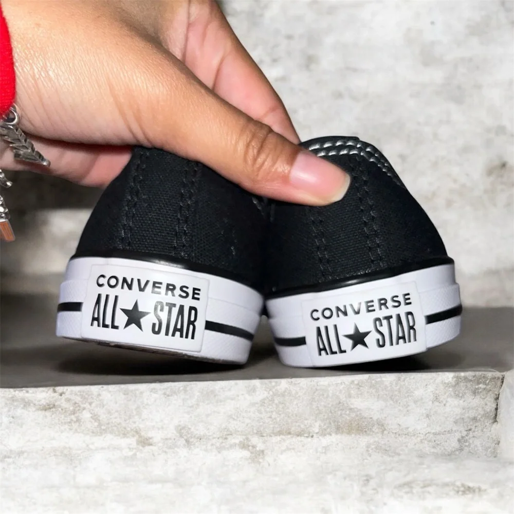 Kids New Black and White Converse